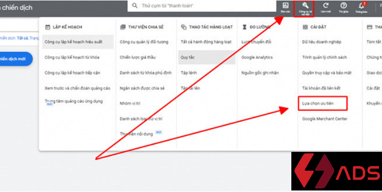 Hủy tài khoản Google Ads