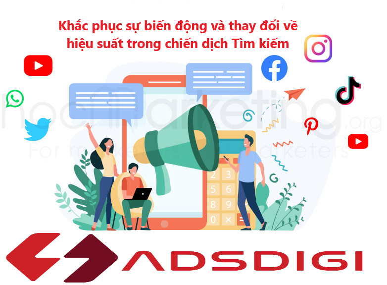 Khắc phục sự biến động và thay đổi về hiệu suất trong chiến dịch Tìm kiếm